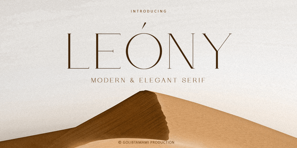 Leony font