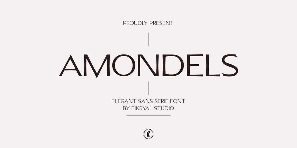 Amondels font