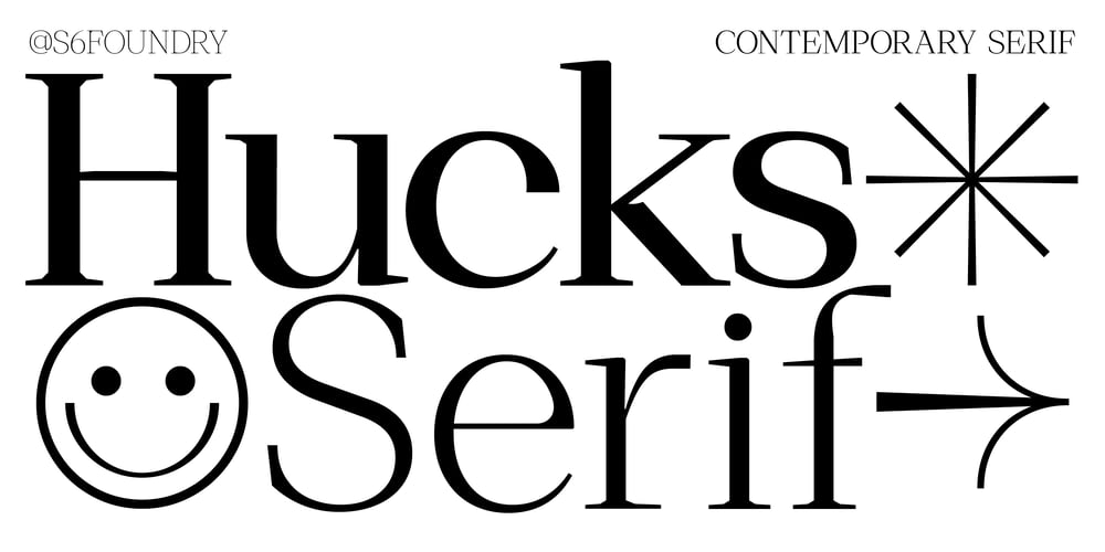 Hucks Serif font