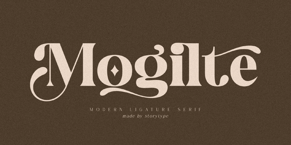 Mogilte font