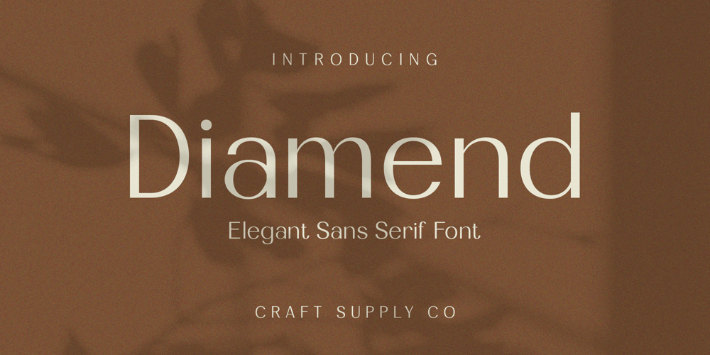 Diamend font