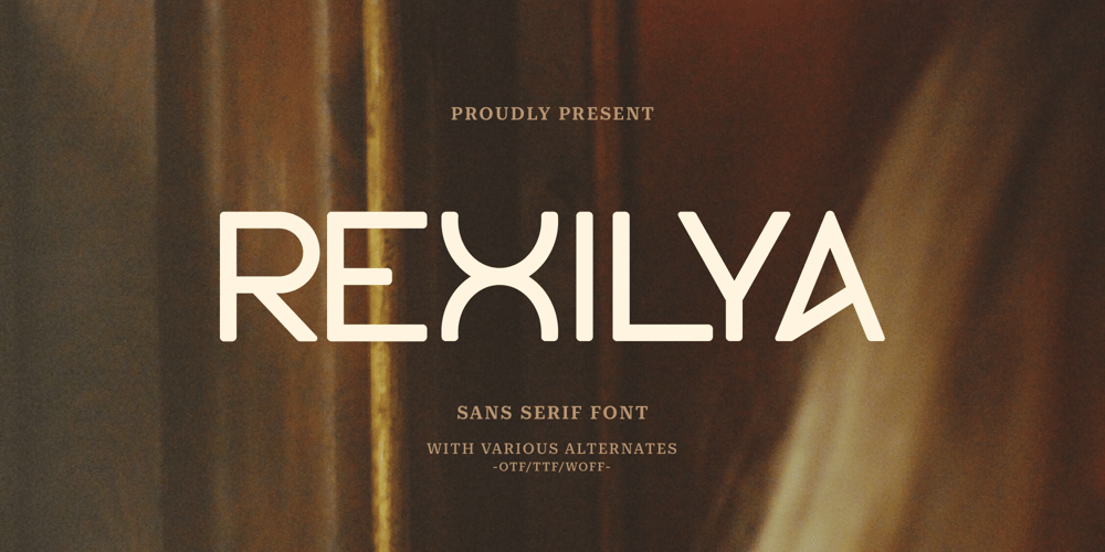 Rexilya font