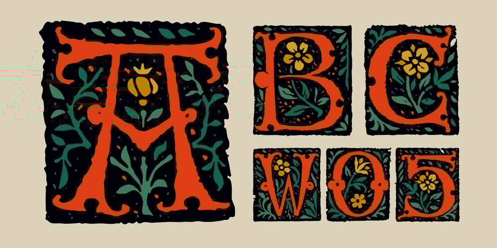 Antoine Drop Caps font