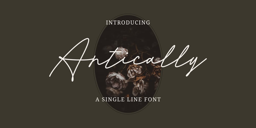 Antically font