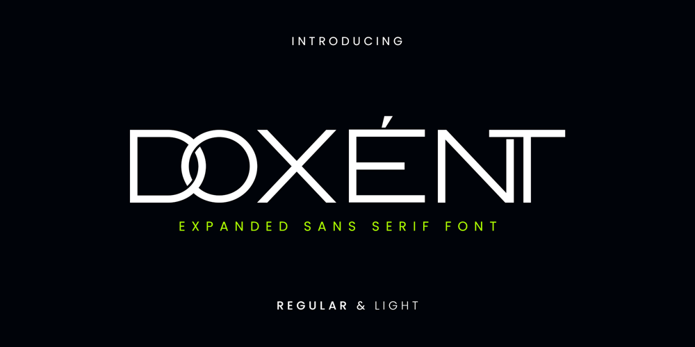 Doxent font