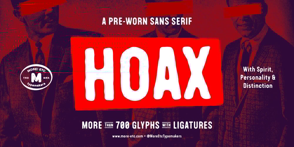 Hoax font