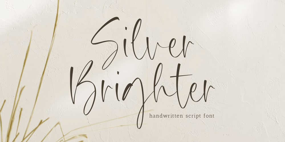 Silver Brighter font