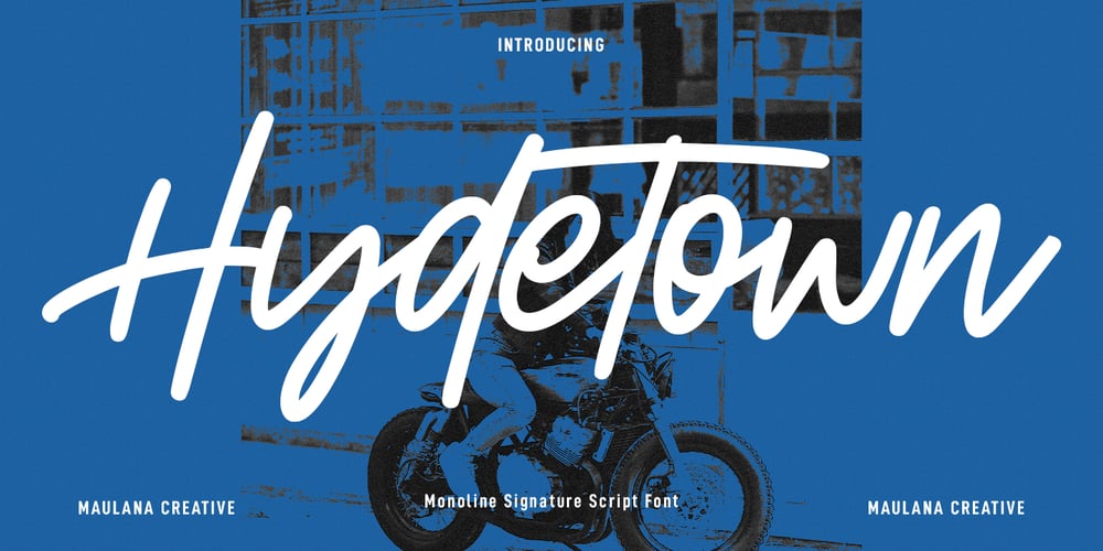 Hydetown font