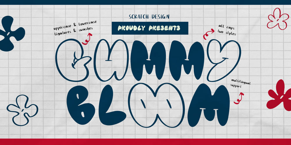 Gummy Bloom font