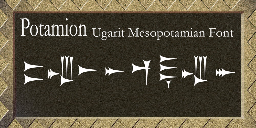 Potamion font