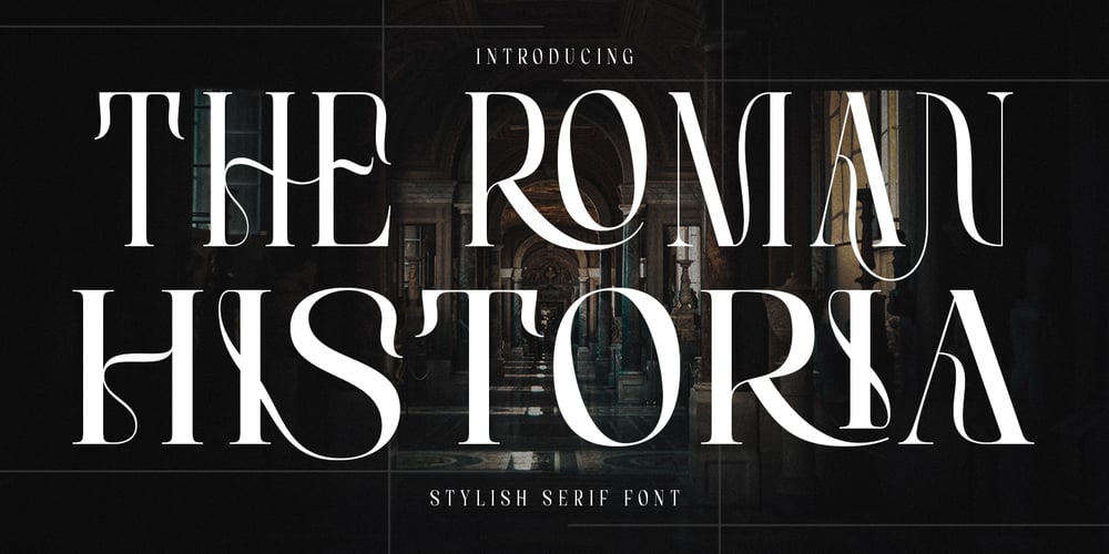 The Roman Historia font