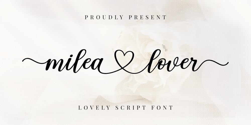 Milea lover font