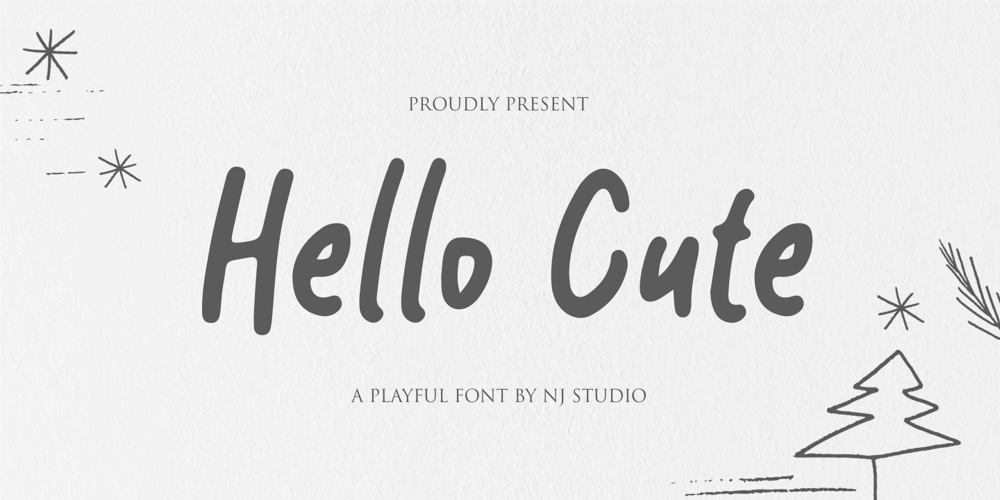 Hello Cute font