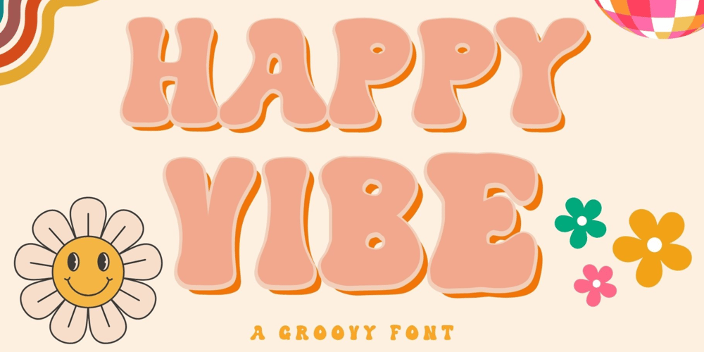Happy vibe font