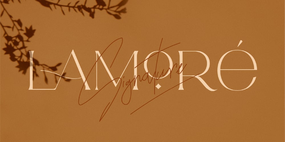 Lamore font