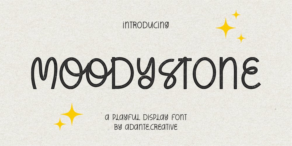 Moodystone font