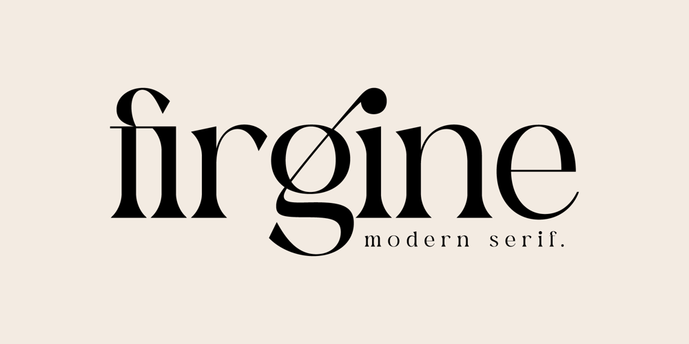 Firgine font