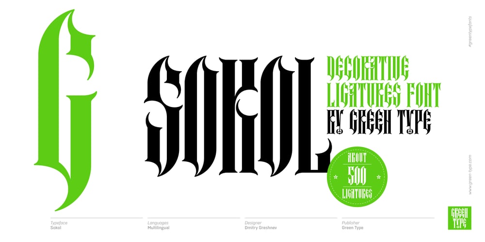 Sokol font