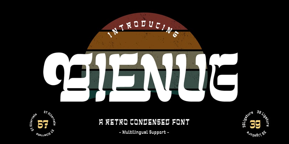 BIENUG font