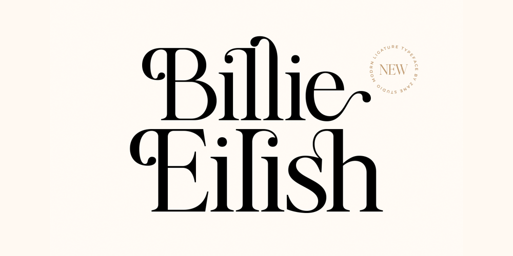 Billie Eilish font