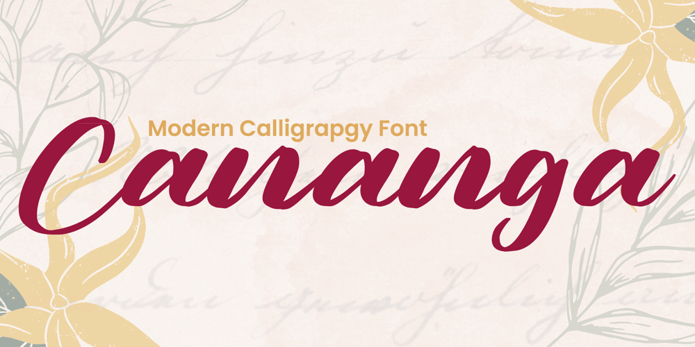 Cananga font