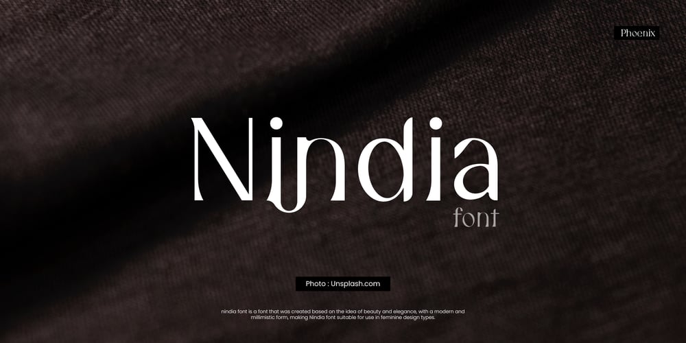 Nindia font