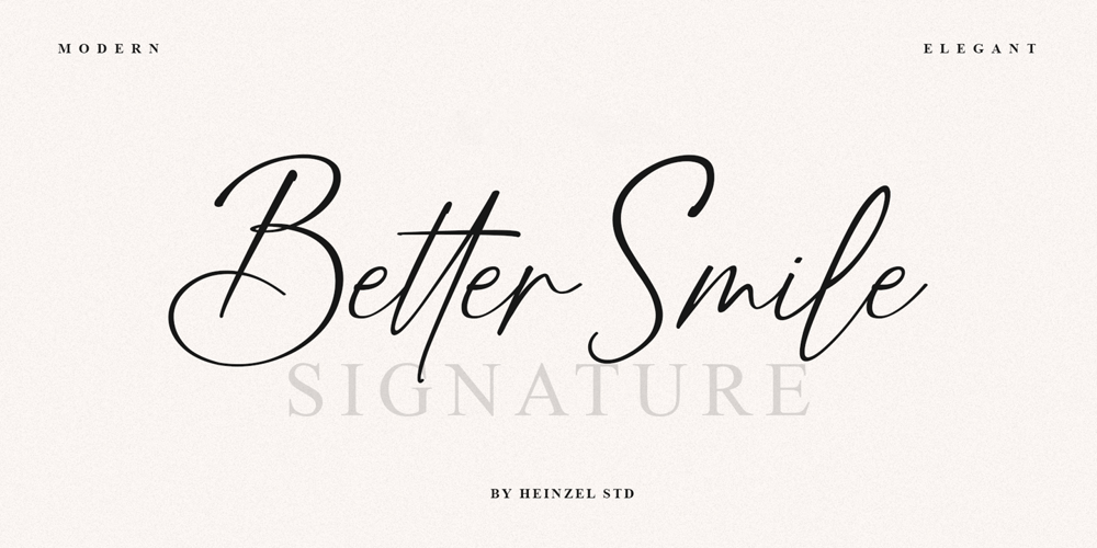 Better Smile font