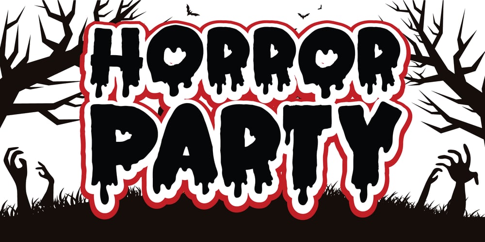 Horror Party font