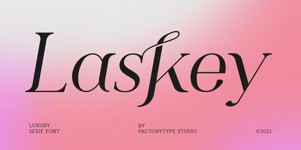 Laskey font