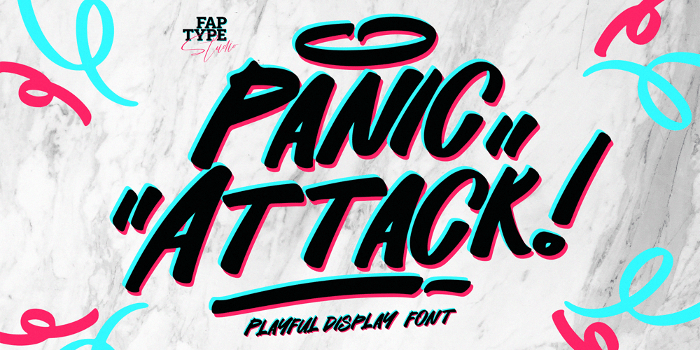 Panic Attack font