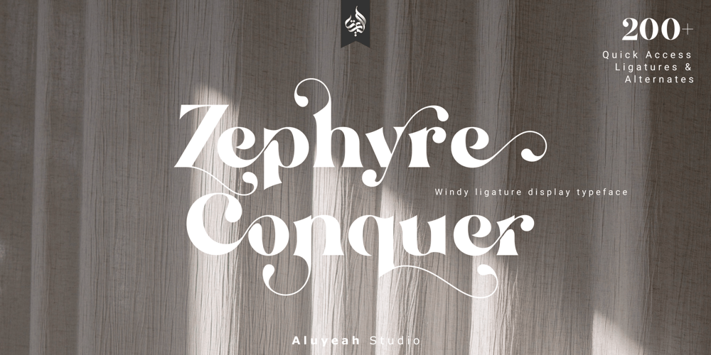 Al Zephyre Conquer font