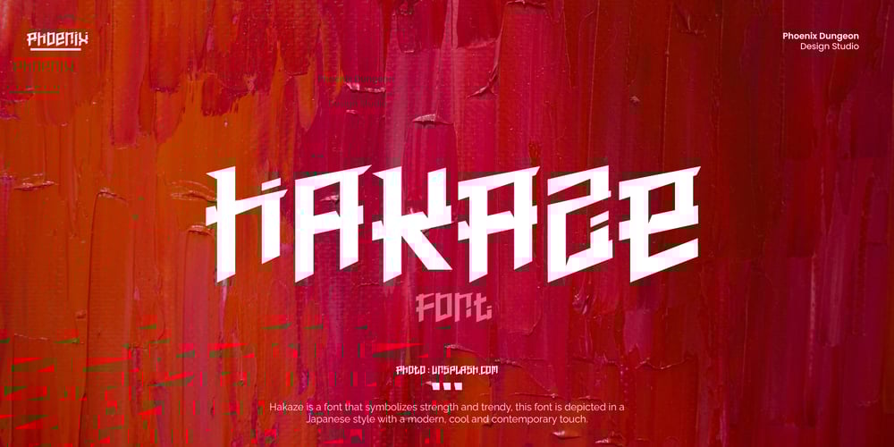 Hakaze font