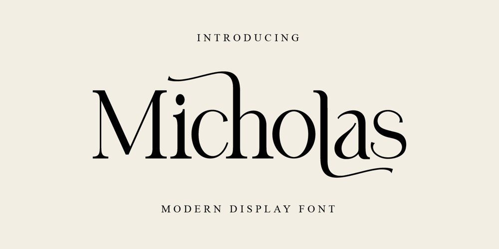 Micholas font