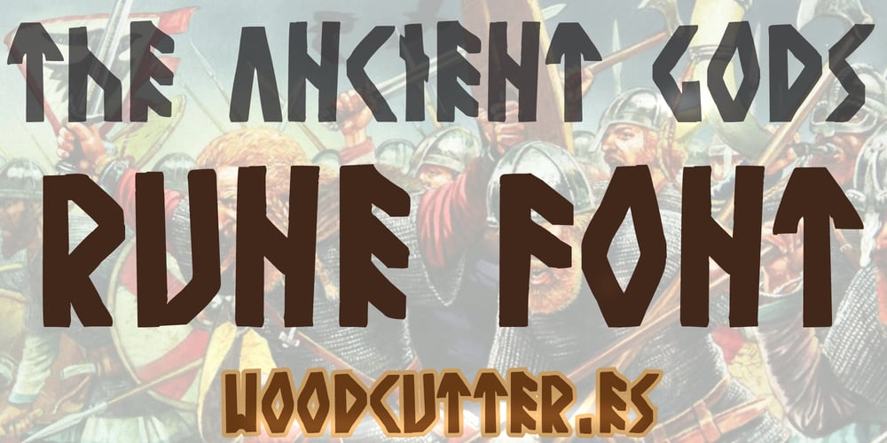 The Ancient Gods font