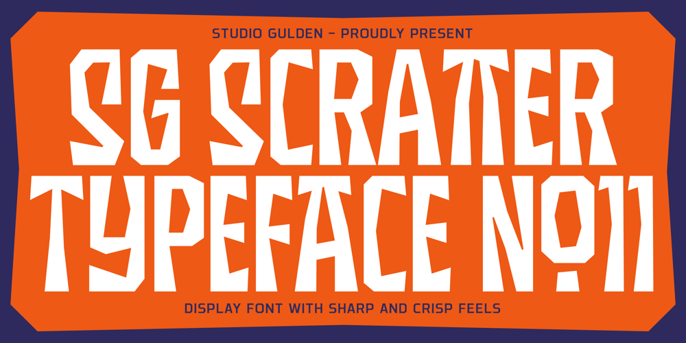 SG Scratter font