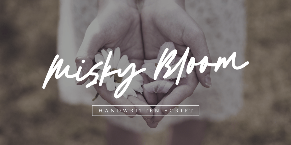 Misky Bloom font