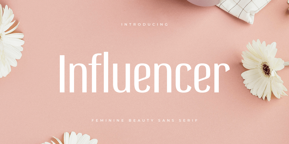 Influencer font