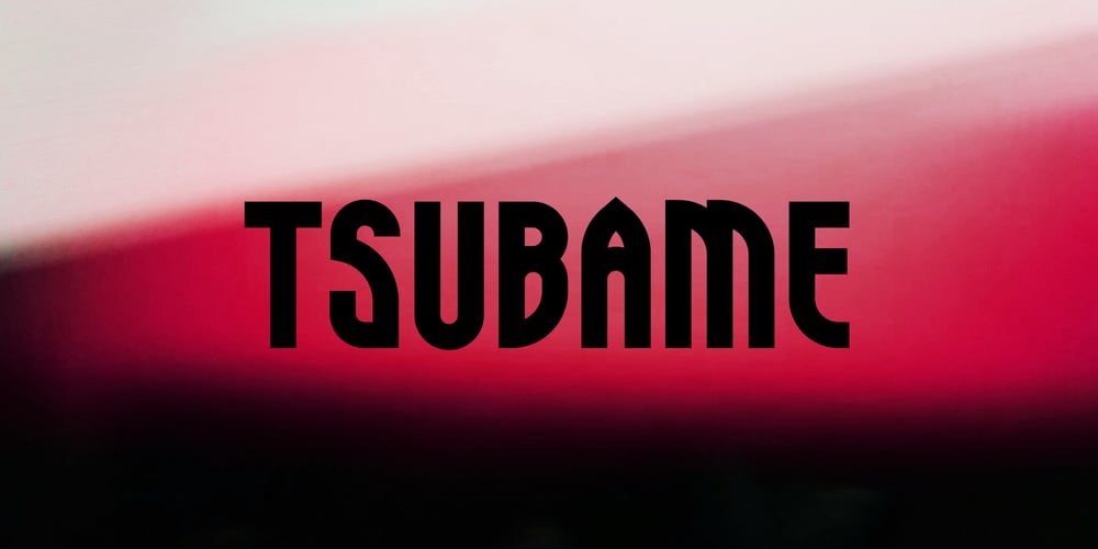 Tsubame font