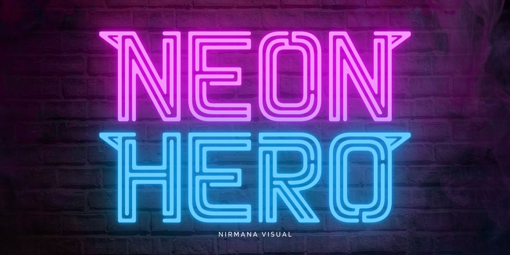 Neon Hero font