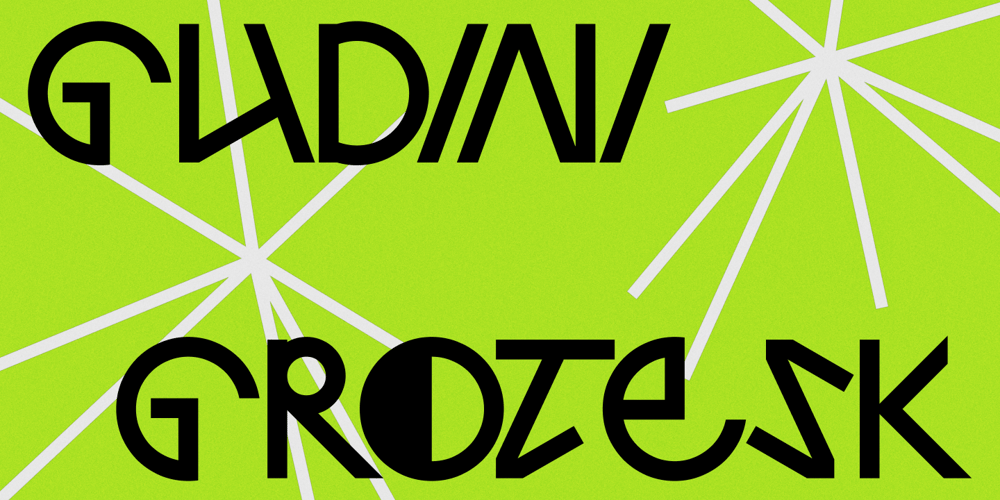 SK Gudini Grotesk font