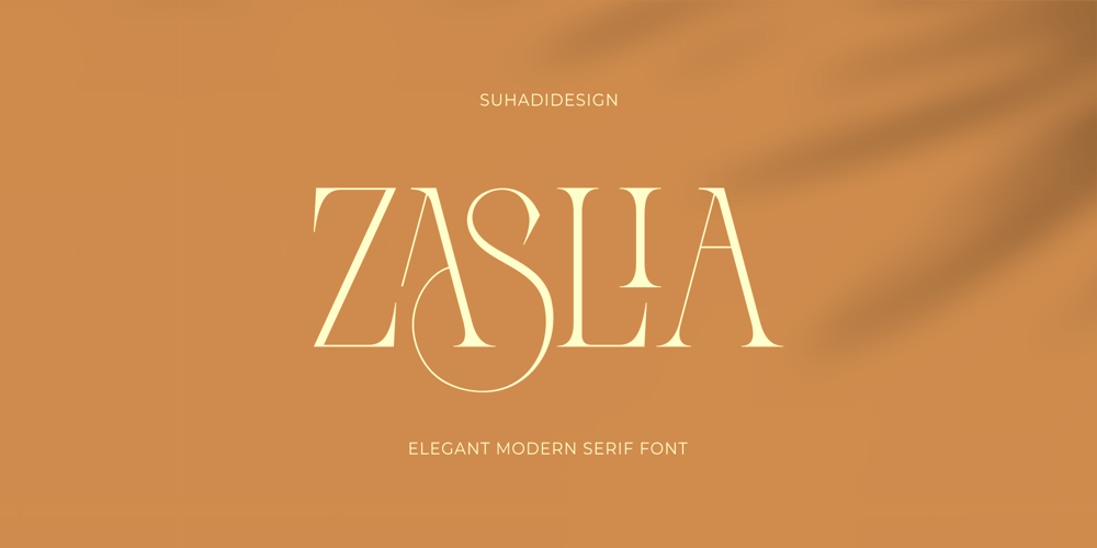 Zaslia font