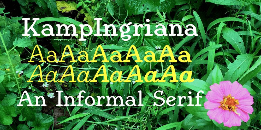 Kamp Ingriana font