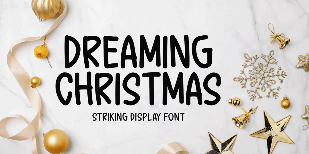 Dreaming Christmas font