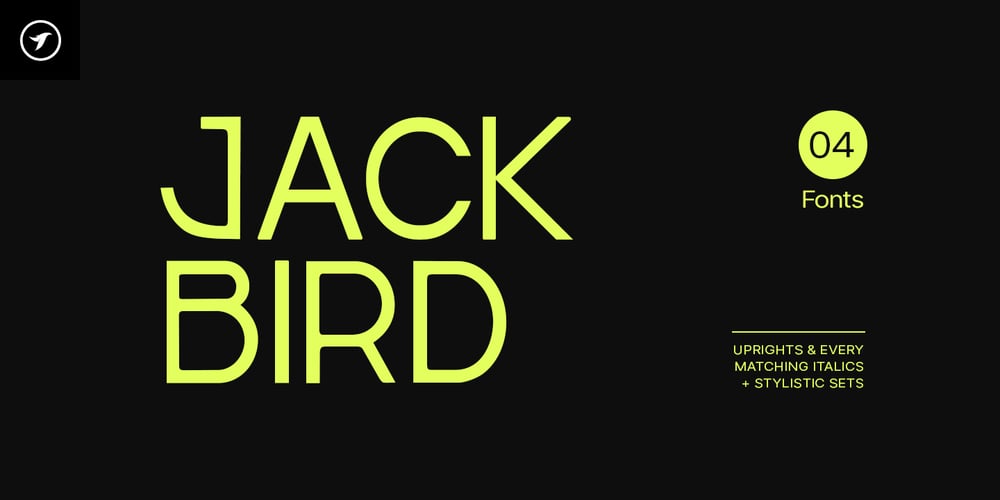 Jackbird font