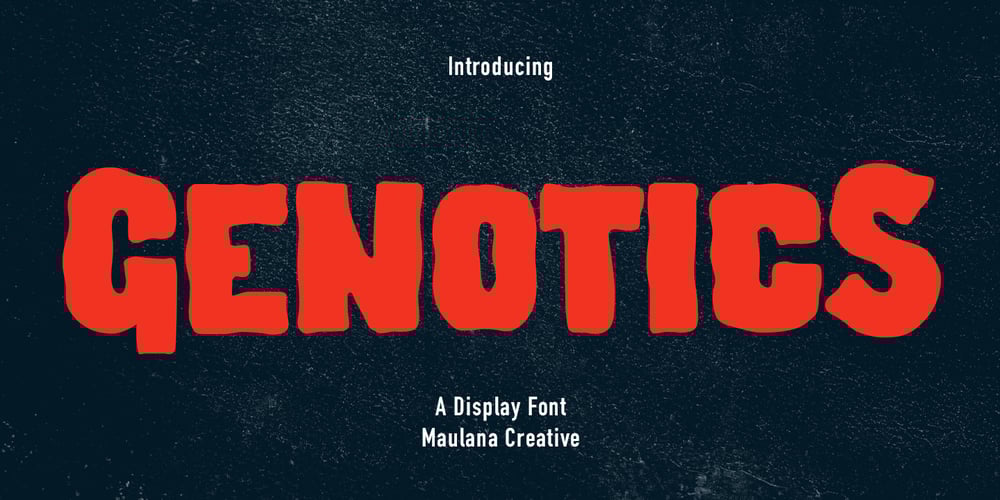 Genotics font