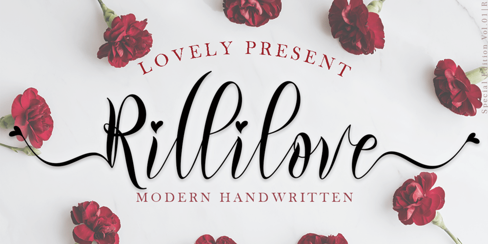 Rillilove font