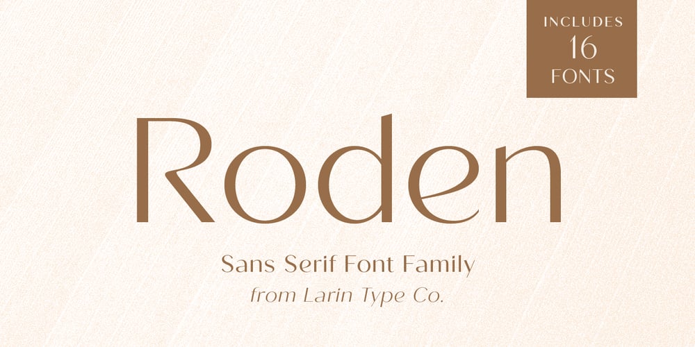 Roden font