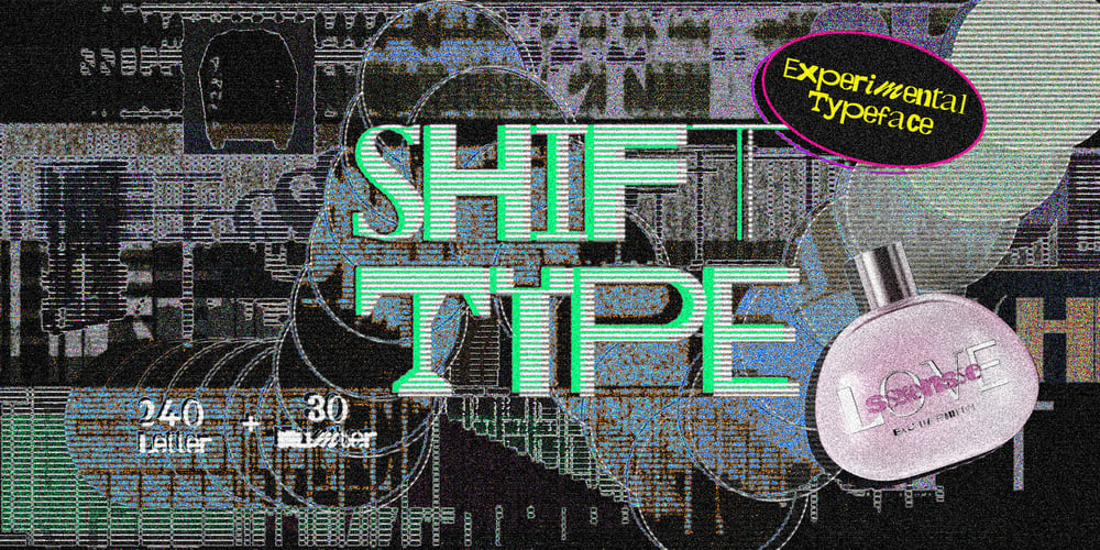 Shifttype font