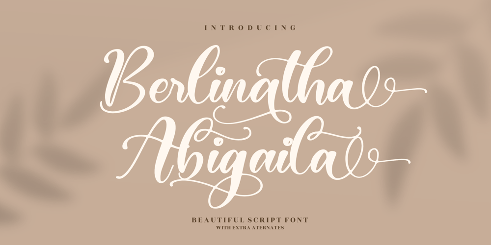 Berlinatha Abigaila font