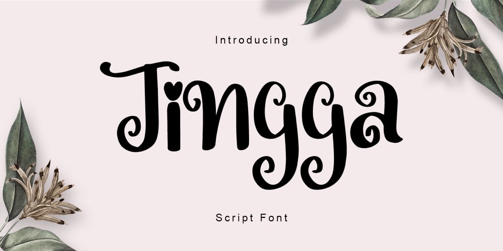 Jingga font